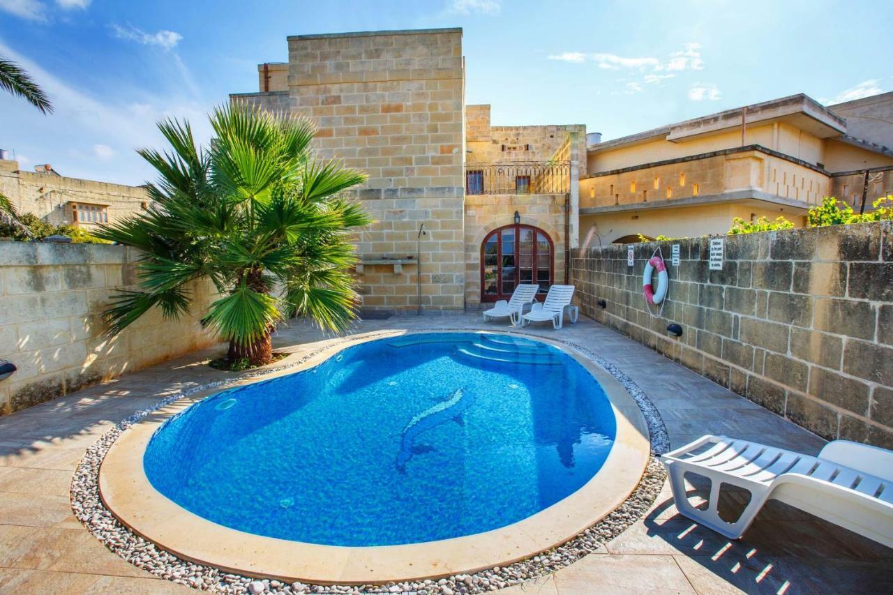 Il-Veduta Holiday Farmhouse With Sunny Private Pool In Island Of Gozo Għarb Buitenkant foto