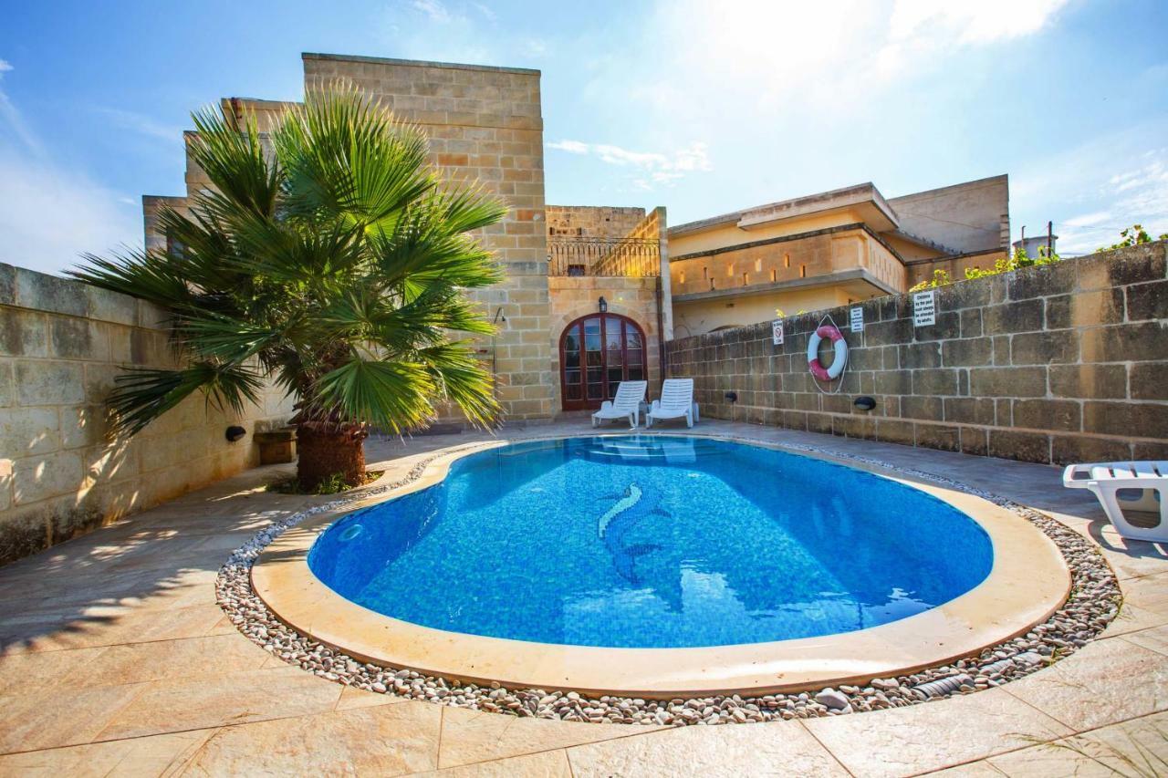 Il-Veduta Holiday Farmhouse With Sunny Private Pool In Island Of Gozo Għarb Buitenkant foto